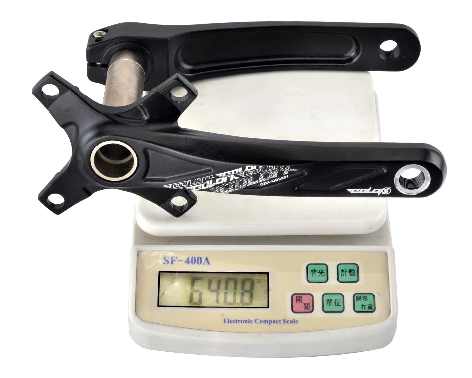 GOLDIX 104BCD MTB Crankset 165mm 170mm 175mm crank Round/Oval chainring 32T/34T/36T/38T Narrow Wide Teeth Sprocket for Mountain