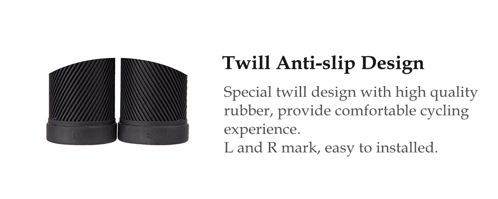 ZTTO 1 Paar AG40 MTB Griffe für Mountainbike Fixed Gear Lock-on Griffe Anti-Rutsch Lenker Stoßfeste Gummi Fahrradgriffe Teile