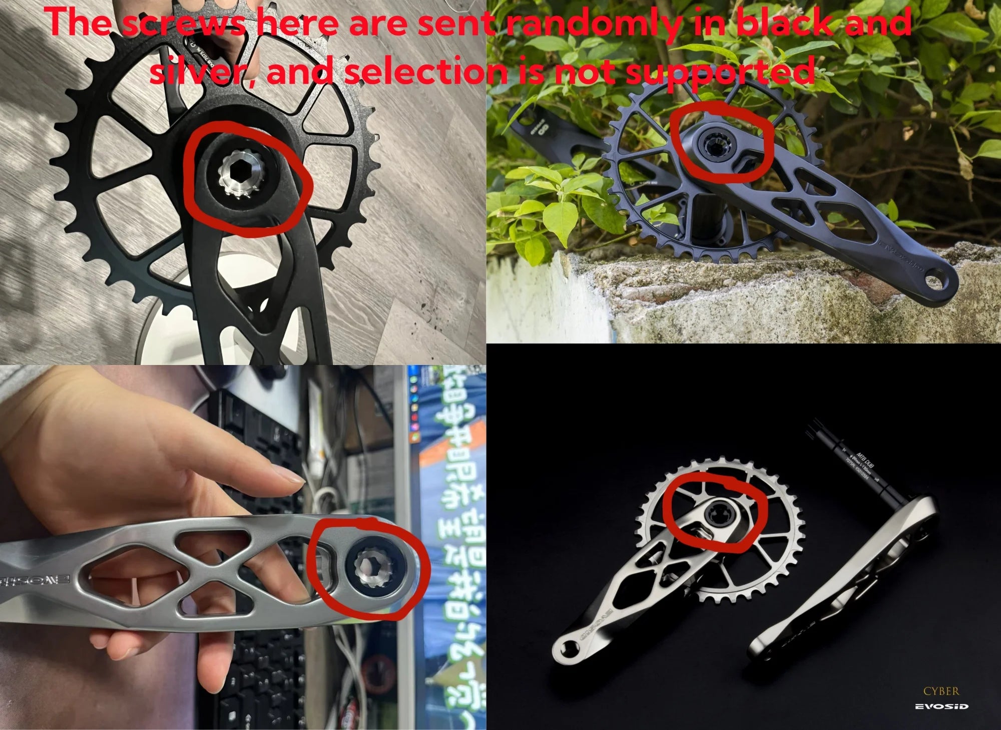 EVOSID Ultralight MTB Bike Crank 165mm DUB Axis 29mm Mountain Bicycle Crankset 170mm 3-nail Straight Installation For Enduro AM