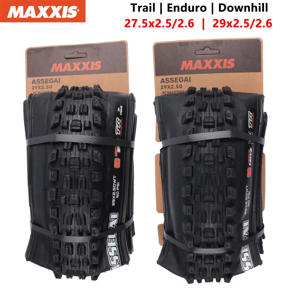 MAXXIS ASSEGAI Mountain Downhill Bicycle Tires Anti Puncture Bicycle Tires 27.5 29 For All trail enduro downhill conditions