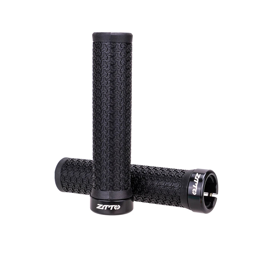 ZTTO 1Pair AG40 MTB Grips For Mountain Bike Fixed Gear Lock-on grip Anti-Slip Handlebar Shock-Proof Rubber Bicycle Grips Parts