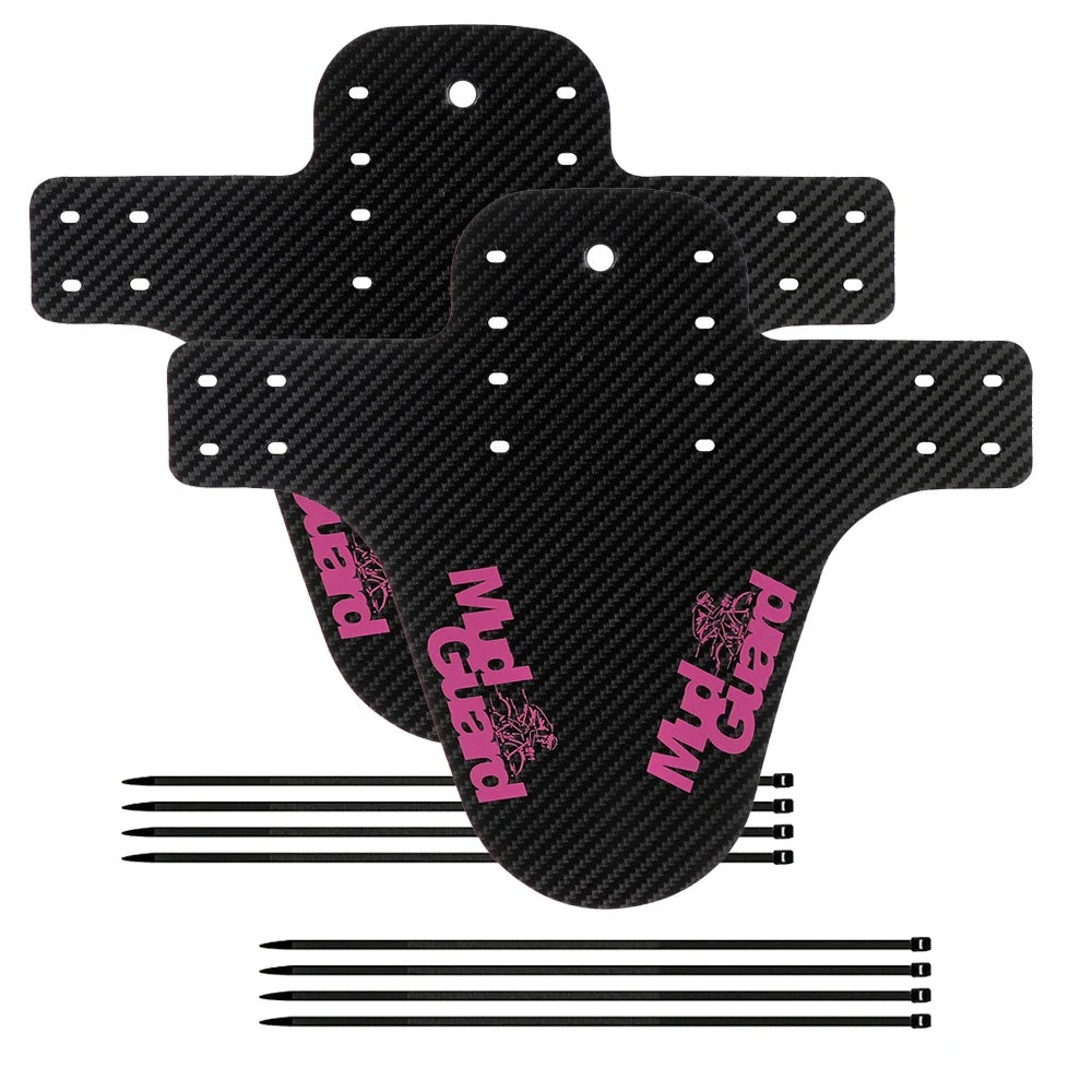 2 x Mud Guard Carbon Optik  Front/Rear