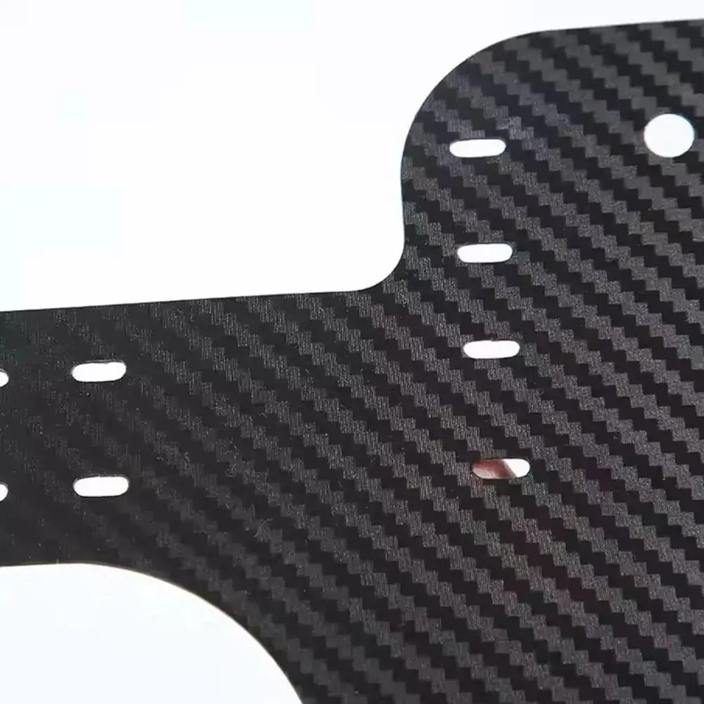 MTB Carbon Mud Guard Set – Universelles Schutzblech für Vorder- & Hintergabel | Inkl. 5 Kabelbinder