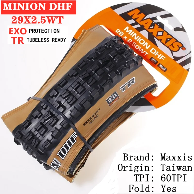 Maxxis Minion DHF (M301Ru) 26x2.3 27.5x2.3/2.5/2.8 29x2.3/2.5  Folding Downhill Tires For Mountain Bikes Are More Wear-resistant