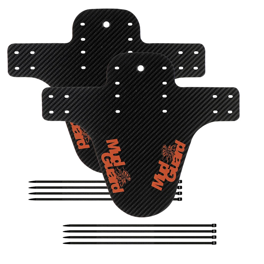 2 x Mud Guard Carbon Optik  Front/Rear