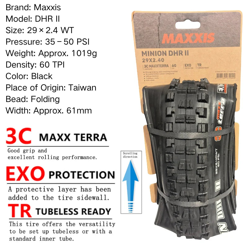 Maxxis Minion DHR 26/27,5/29 Zoll, Downhill-Faltreifen Für Mountainbikes,