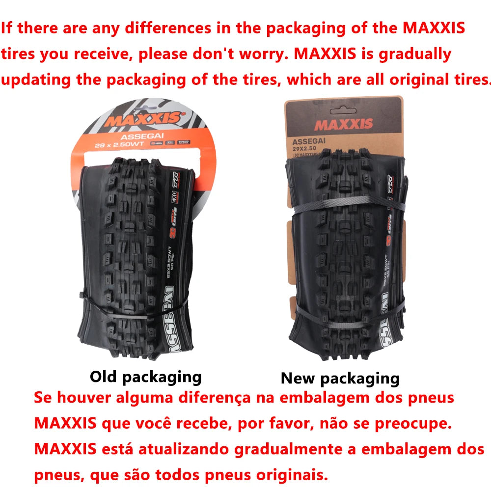 MAXXIS ASSEGAI Mountain Downhill Bicycle Tires Anti Puncture Bicycle Tires 27.5 29 For All trail enduro downhill conditions