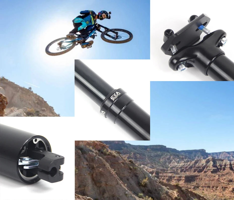 KS Exa Form 900i Dropper MTB Seatpost Hydraulic Adjustable Height Mountain Bike Cable Remote Hand Control 30.9 31.6mmSeat Tube