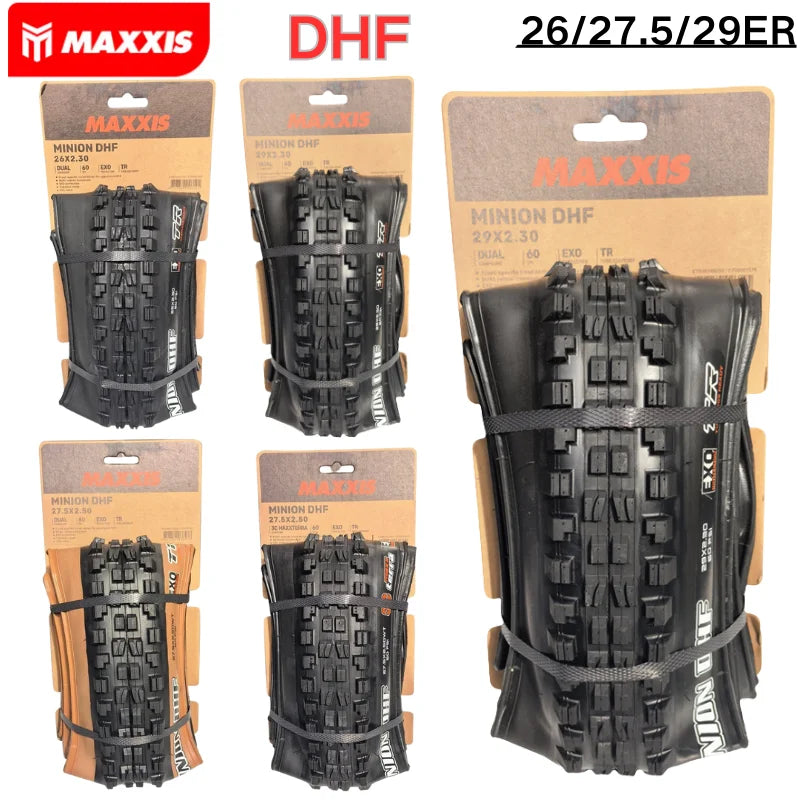 Maxxis Minion DHF (M301Ru) 26x2.3 27.5x2.3/2.5/2.8 29x2.3/2.5  Folding Downhill Tires For Mountain Bikes Are More Wear-resistant