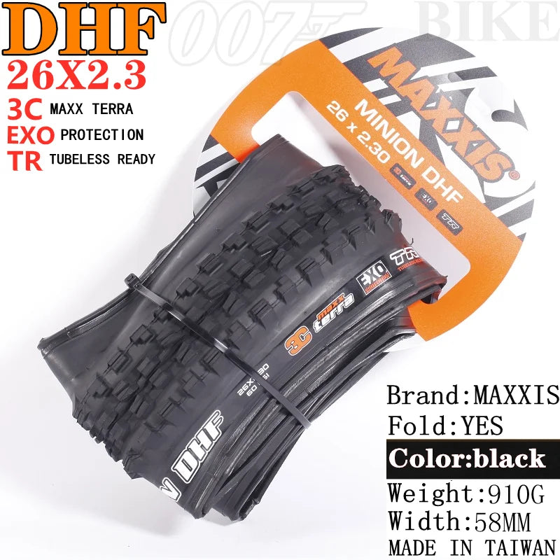Maxxis Minion DHF (M301Ru) 26x2.3 27.5x2.3/2.5/2.8 29x2.3/2.5  Folding Downhill Tires For Mountain Bikes Are More Wear-resistant