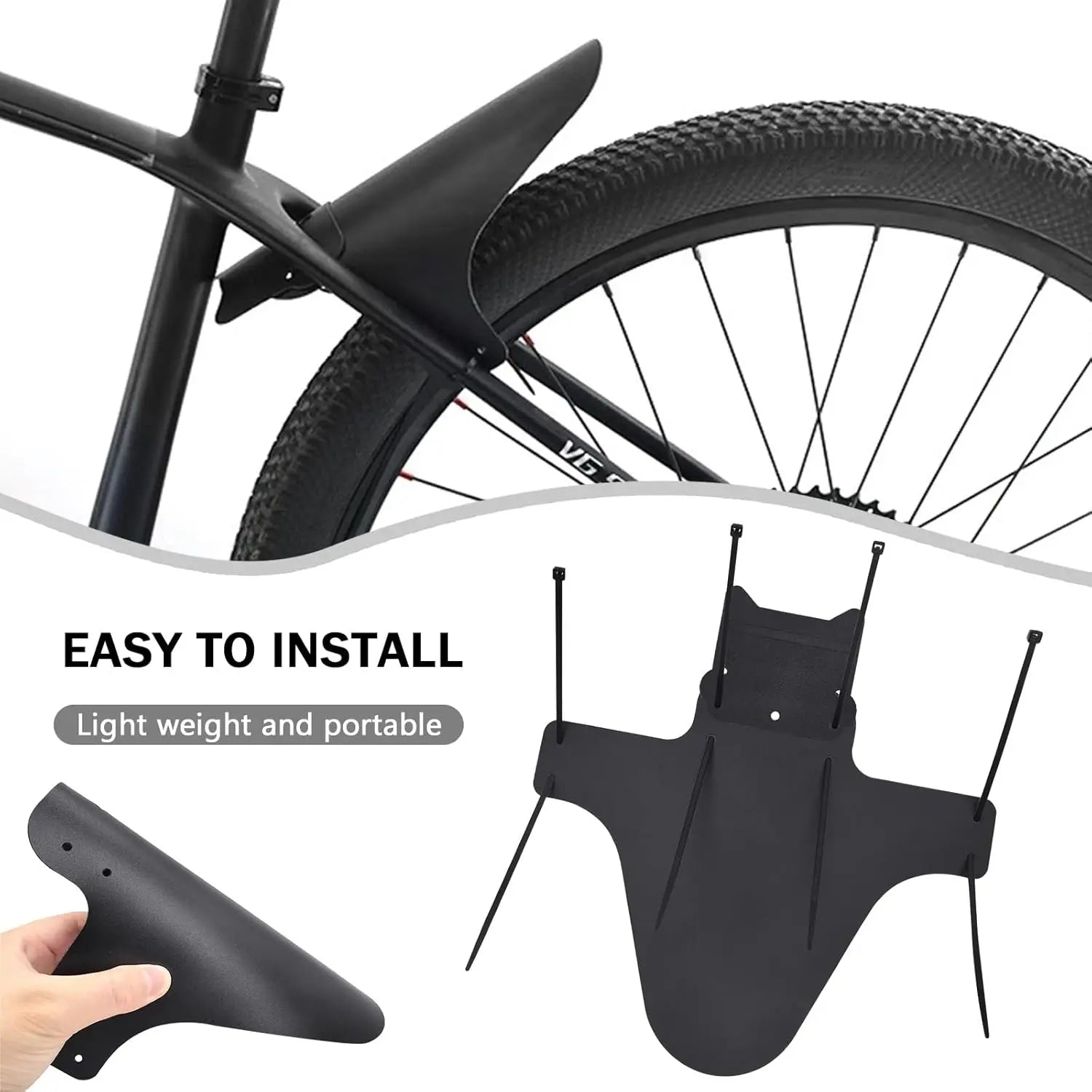 Owl Bicycle Fenders Mountain Road Bike Mudguard Cycling Mud Guard Front/Rear Wheel Fix Gear Wing Ultralight MTB Fender Bike Part