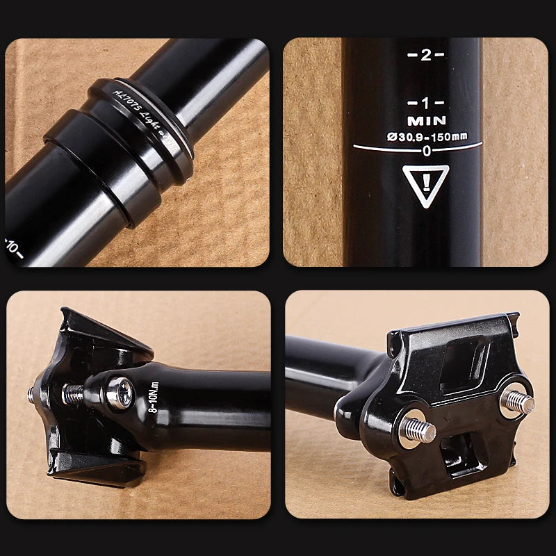 Tranz-x Dropper Seatpost Internal Cable Routing 30.9mm Hydraulic Lifting 150mm Travel Mountain Biycle Seat Post Tube Part ﻿