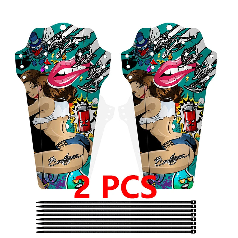 Mountain Bike Fenders Road Bike Mud Tiles Speedway Bike Mud in Addition to Cycling Dead Bike Water Fenders Bicycle Accessories