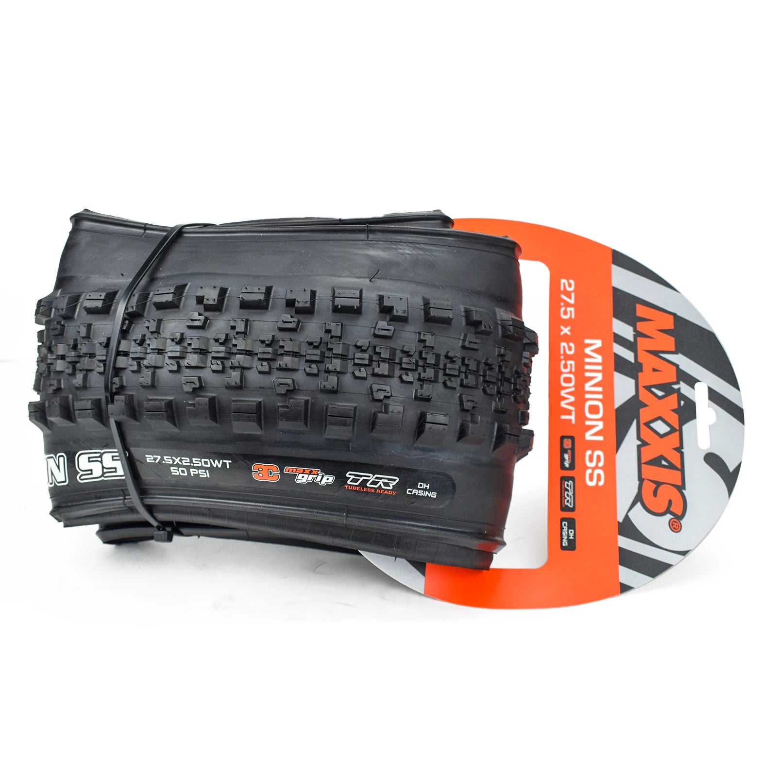 1pc MAXXIS 27.5 MTB Mountain Bike Tubeless  Bicycle Tire 27.5*2.5 Minion SS MAXX GRIP TR DH CASING Semi-Slick Center Bike Parts