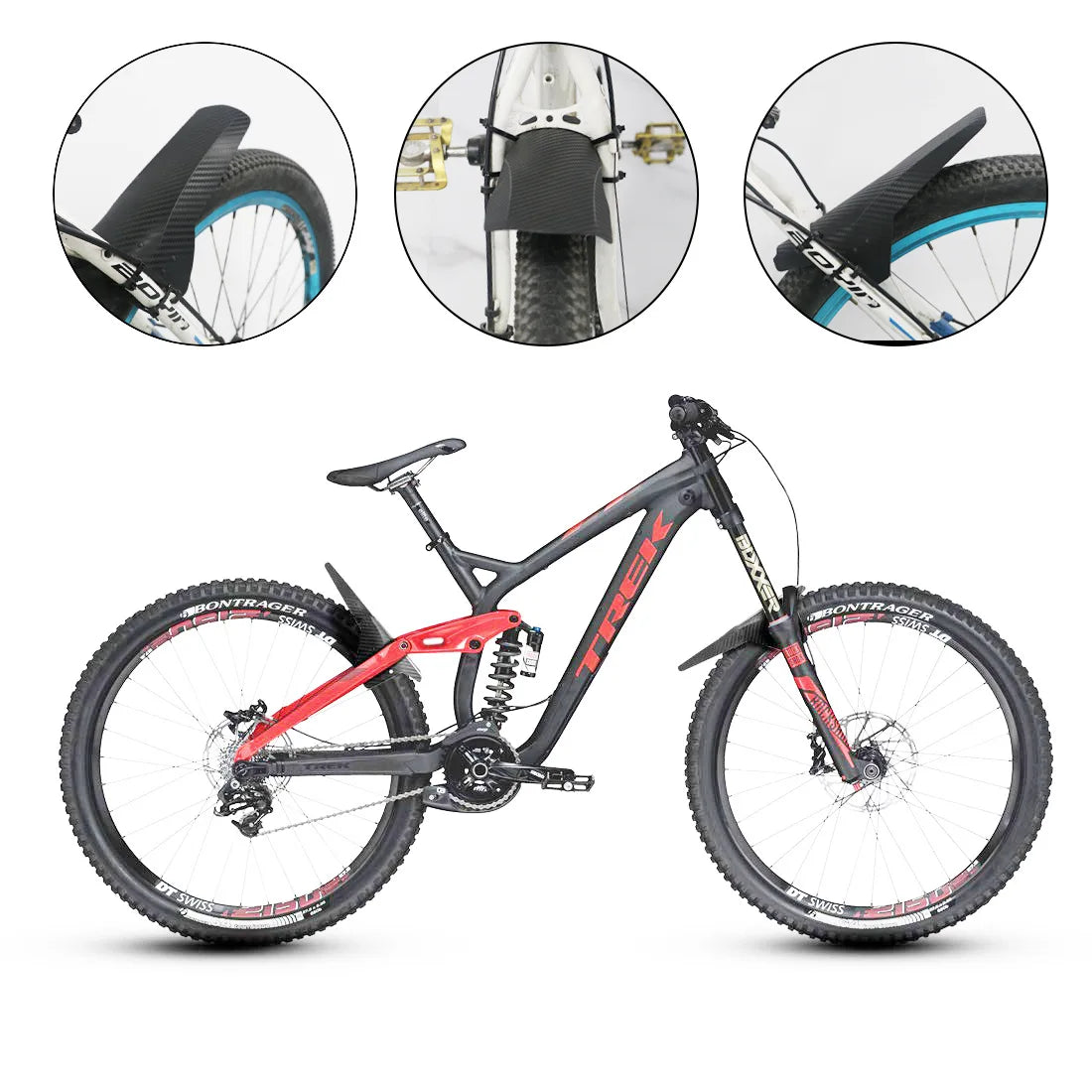 Mountain Bike Fenders Road Bike Mud Tiles Speedway Bike Mud in Addition to Cycling Dead Bike Water Fenders Bicycle Accessories