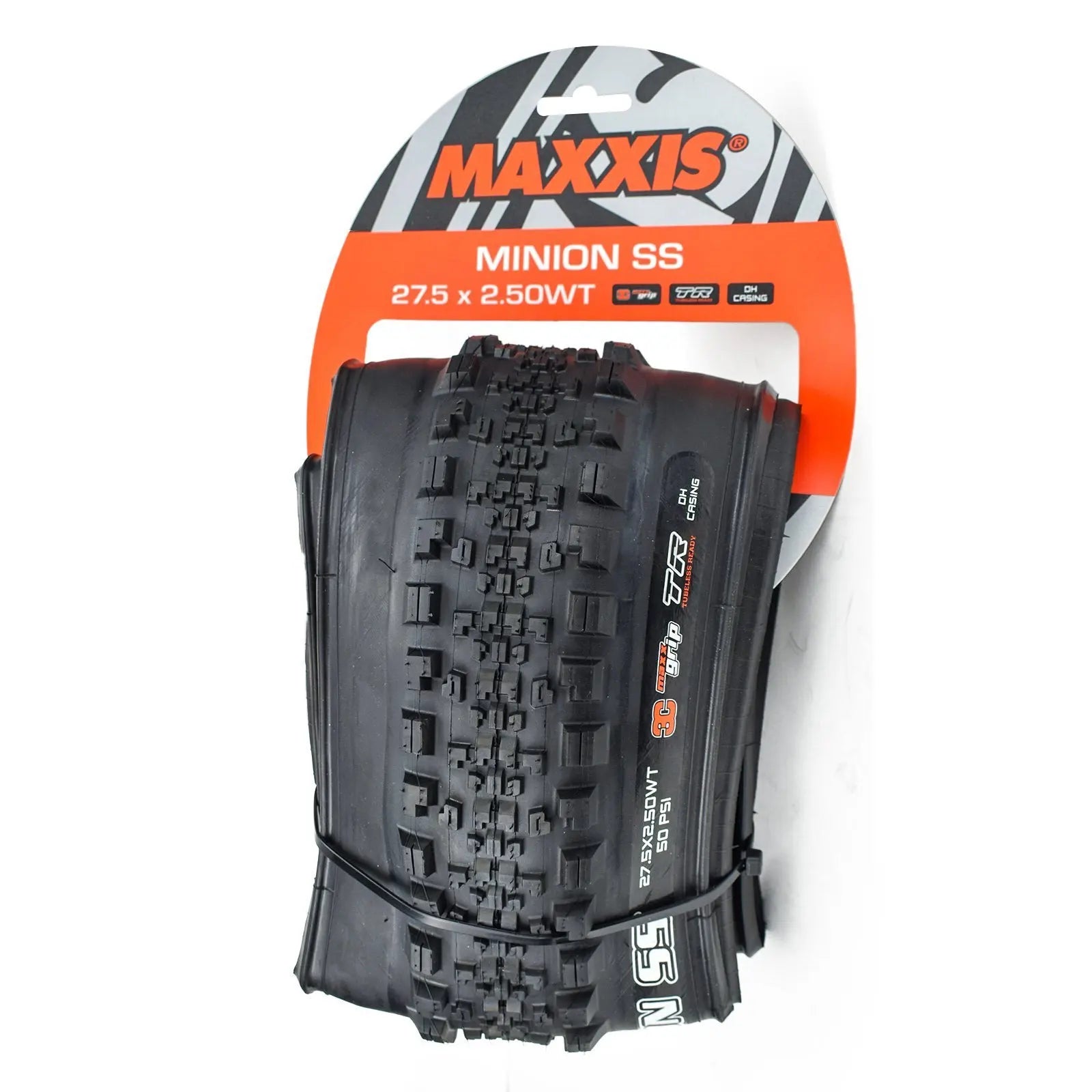 1pc MAXXIS 27.5 MTB Mountain Bike Tubeless  Bicycle Tire 27.5*2.5 Minion SS MAXX GRIP TR DH CASING Semi-Slick Center Bike Parts