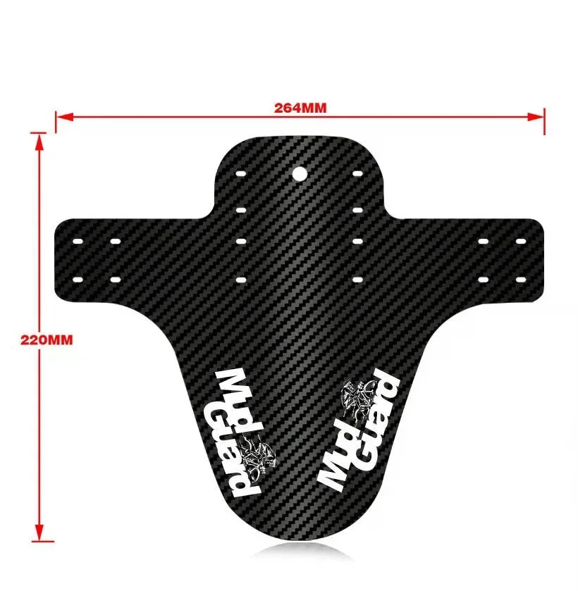 2 x Mud Guard Carbon Optik  Front/Rear