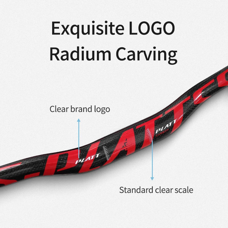 MTB Carbon Lenker – Flat & Riser | 31.8mm | 680–760mm | Hochfest & Ultraleicht