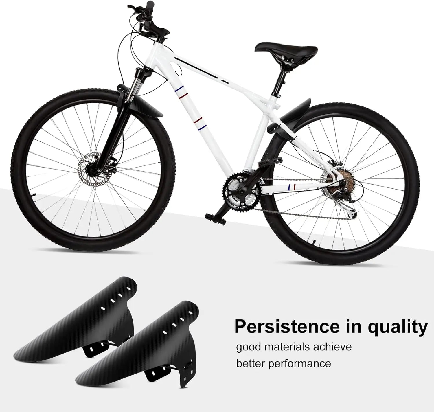 2 Mud Guard Carbon Optik Front/Rear