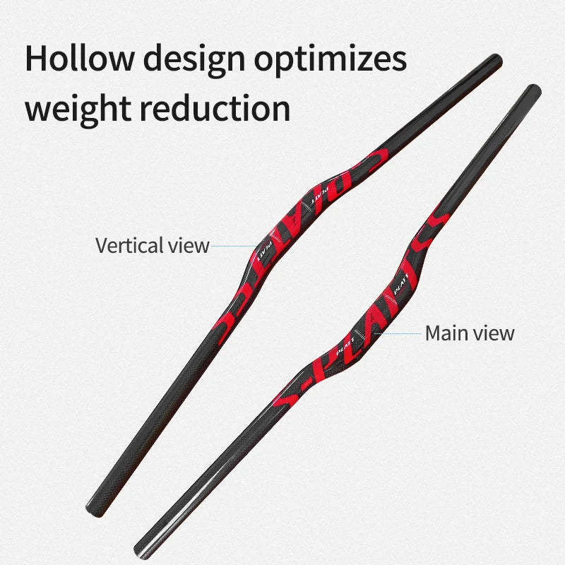 MTB Carbon Lenker – Flat & Riser | 31.8mm | 680–760mm | Hochfest & Ultraleicht