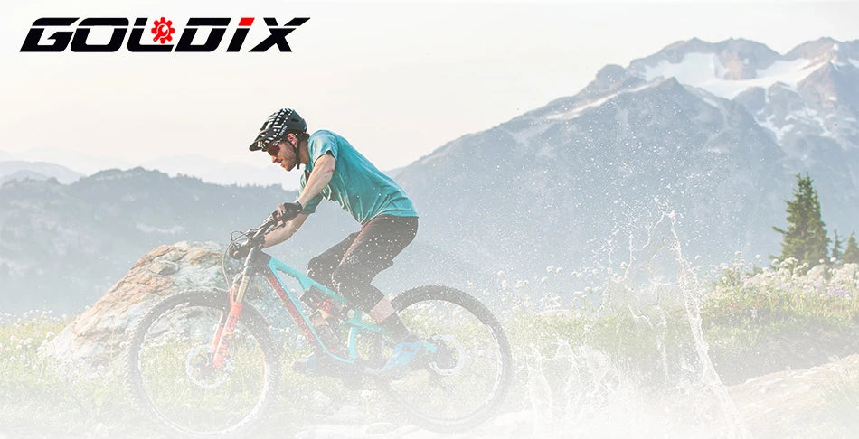 GOLDIX Bicycle Crankset 170/175mm Crank length 0mm Offset Install Directly Chainring 30/32/34/36/38T For Mountain Bike Crankset