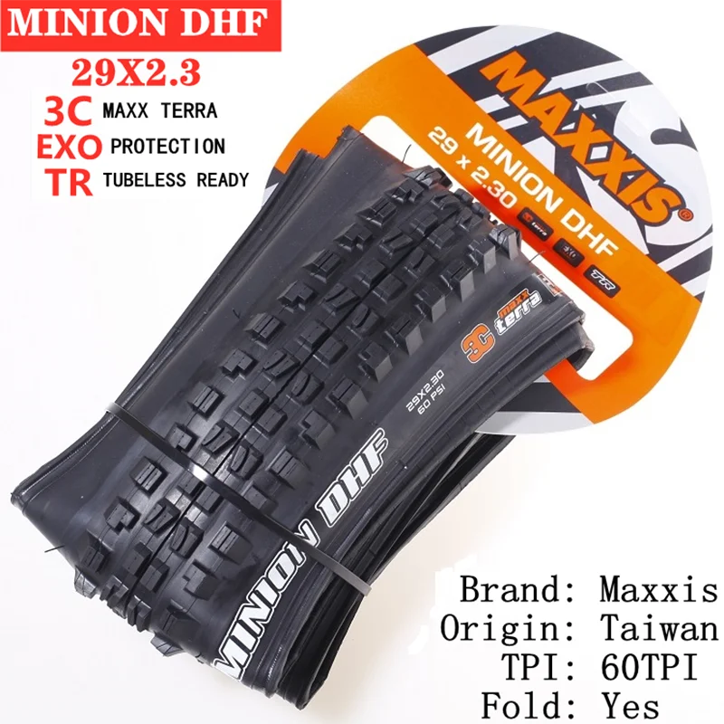Maxxis Minion DHF (M301Ru) 26x2.3 27.5x2.3/2.5/2.8 29x2.3/2.5  Folding Downhill Tires For Mountain Bikes Are More Wear-resistant