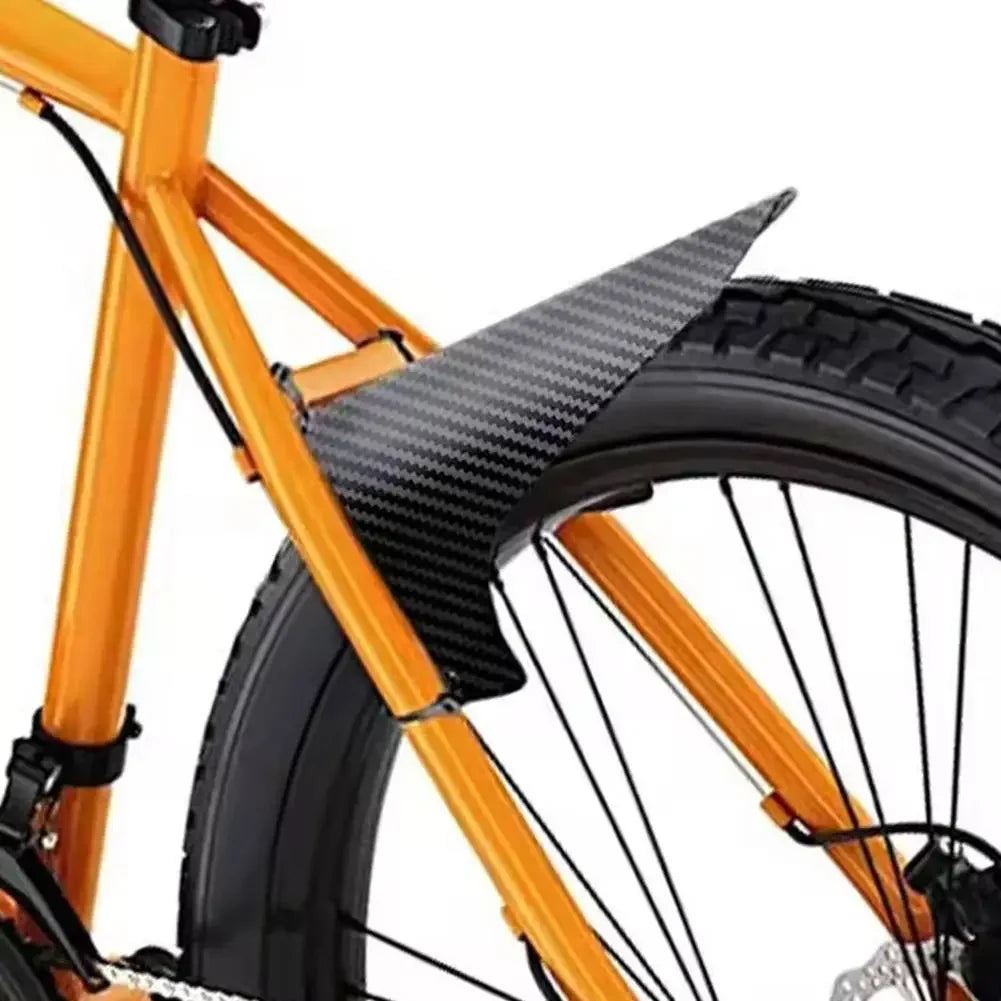 MTB Carbon Mud Guard Set – Universelles Schutzblech für Vorder- & Hintergabel | Inkl. 5 Kabelbinder