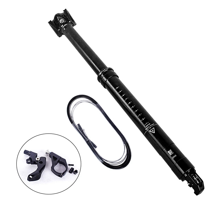 Tranz-x Dropper-Sattelstütze interne Zugverlegung 30,9 mm hydraulisch absenkbar 150 mm Federweg Mountainbike-Sattelstütze Rohrteil