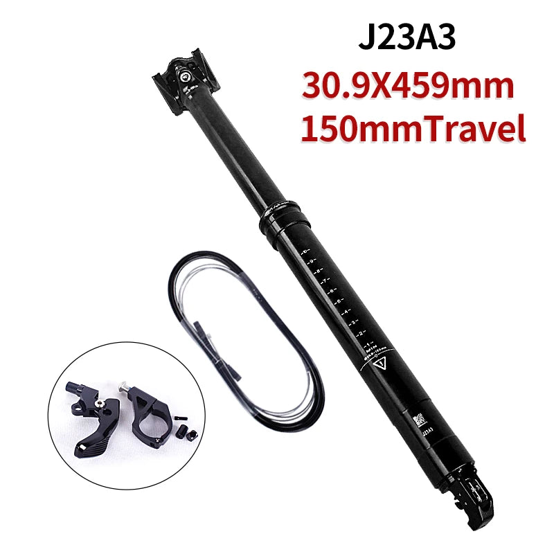 Tranz-x Dropper Seatpost Internal Cable Routing 30.9mm Hydraulic Lifting 150mm Travel Mountain Biycle Seat Post Tube Part ﻿