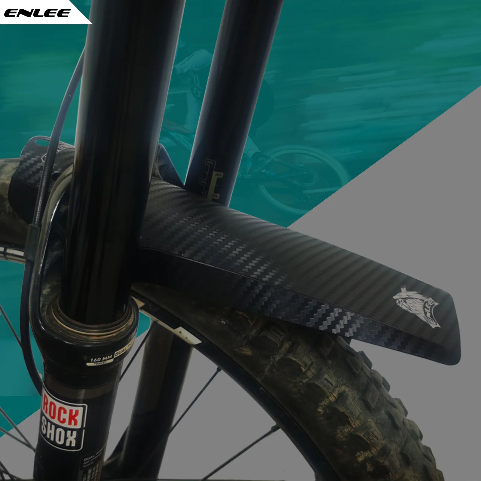 Mountain Bike Fenders Road Bike Mud Tiles Speedway Bike Mud in Addition to Cycling Dead Bike Water Fenders Bicycle Accessories